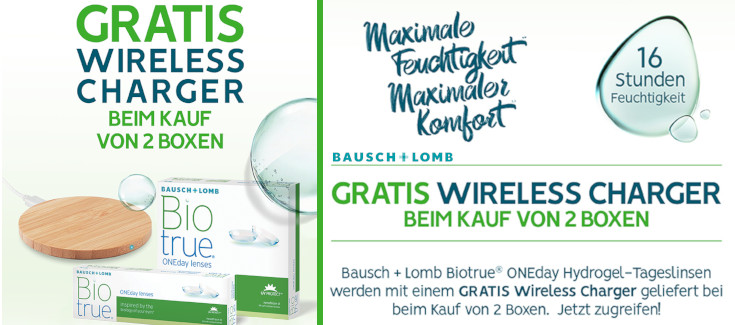 Bausch + Lomb Biotrue Herbstaktion