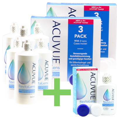 Acuvue RevitaLens 6-Monats-Sparset (6x 360ml)