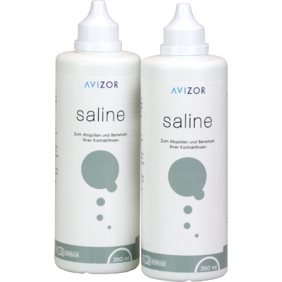 Avizor Saline Kochsalzlösung Doppelpack