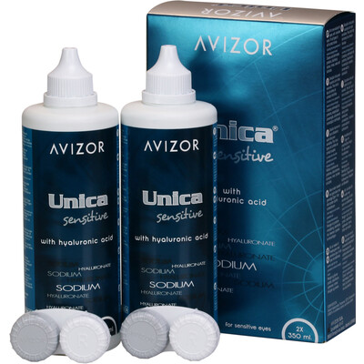 Avizor Unica sensitive (2x 350ml) - 3-Monats-Sparpack