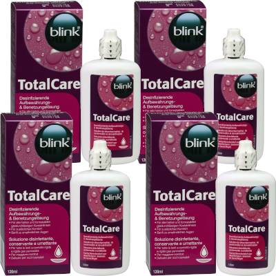 blink TotalCare Lösung Vorteilspack (4x 120ml)