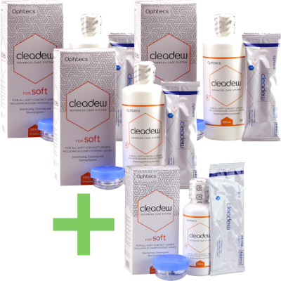 Cleadew for Soft Vorteilspack (3x 385ml + 1x 128ml)