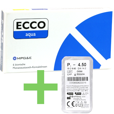 ECCO aqua 6er Box + Einzellinse - Kennenlern-Angebot