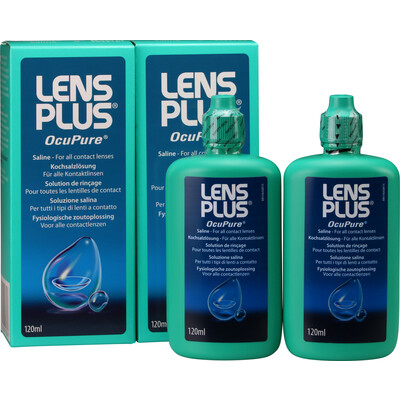 Lens Plus OcuPure 120ml Doppelpack