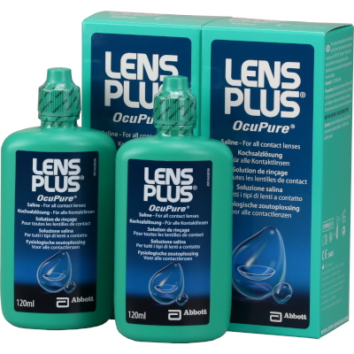 Lens Plus OcuPure 120ml Doppelpack