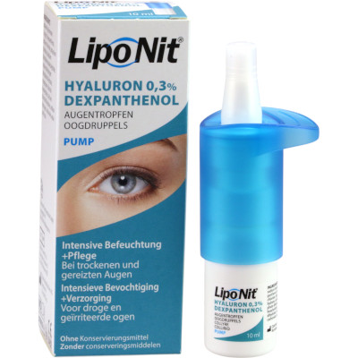 Lipo Nit Gel-Augentropfen 10ml Hyaluron 0,3% + Dexpanthenol