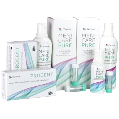 Menicon Progent + Meni Care Pure - Sparpack