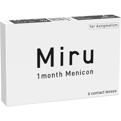 Miru 1 month Menicon for Astigmatism 6er Box