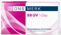 ONS MERK 58 UV 1-Day 32er Box
