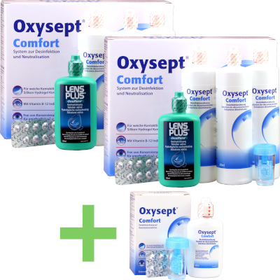 Oxysept Comfort 6-Monats-Sparset