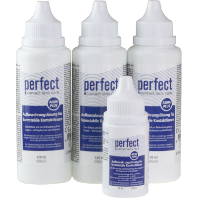 Perfect Aqua Plus Aufbewahrung Vorteilspack (3x 120ml + 1x 30ml)