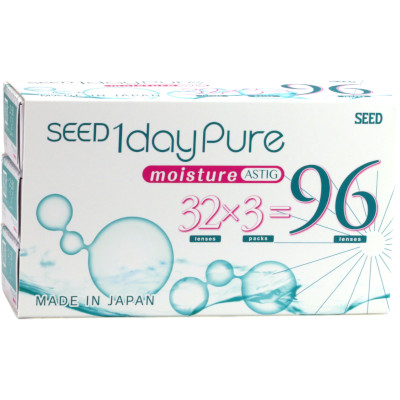 SEED 1day Pure Moisture for Astigmatism 96er Box
